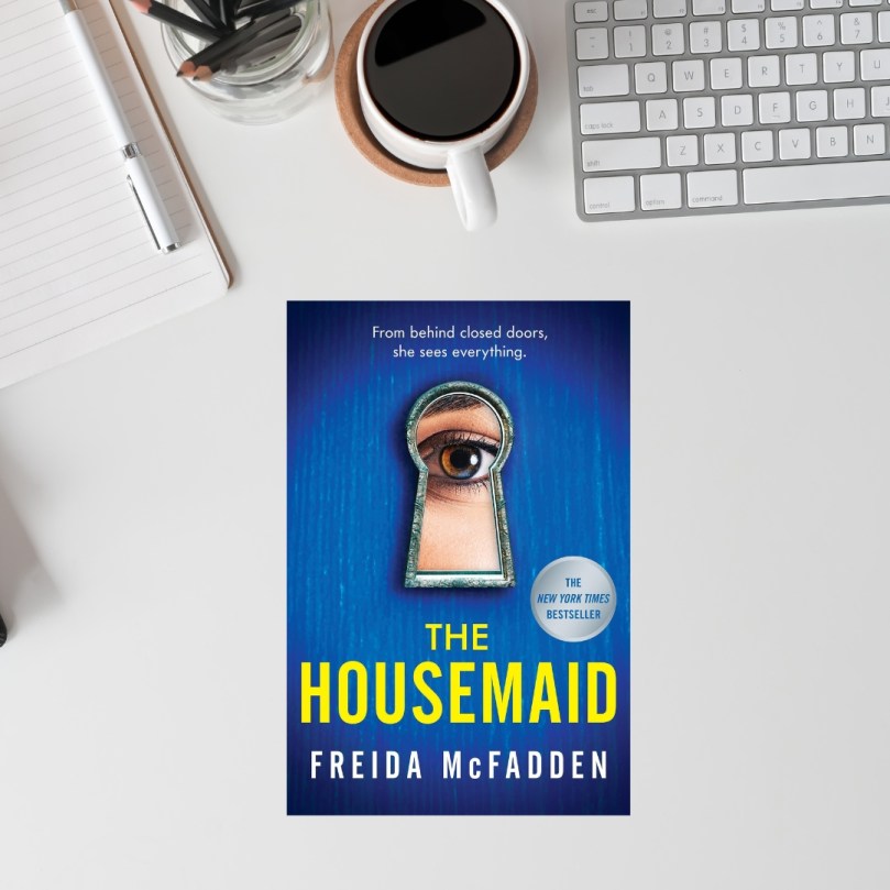 the housemaid book on desk